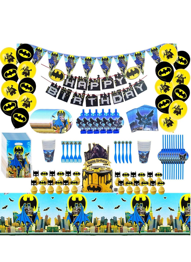 Batman Party Decoration Set, Children's Birthday Decoration, Balloons & Tableware Birthday Favor Set Serves 10 Guests – 174 Pcs. - pzsku/ZBB6A2FF9558D93593EC3Z/45/_/1711180456/5025b3b4-ccc8-4c67-aa6d-faa5d597543b