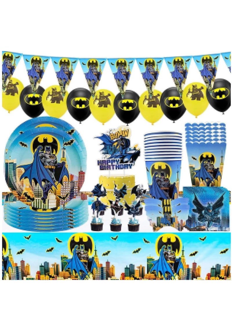 Batman Party Decoration Set, Children's Birthday Decoration, Balloons & Tableware Birthday Favor Set Serves 10 Guests – 174 Pcs. - pzsku/ZBB6A2FF9558D93593EC3Z/45/_/1711180457/0b526e45-d7b6-43b9-b5df-6ea7a70ccc7b