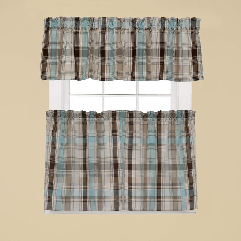 SKL Home by Saturday Knight Ltd. Cooper Valance, Blue, 58 inches x 13 inches - Image 2