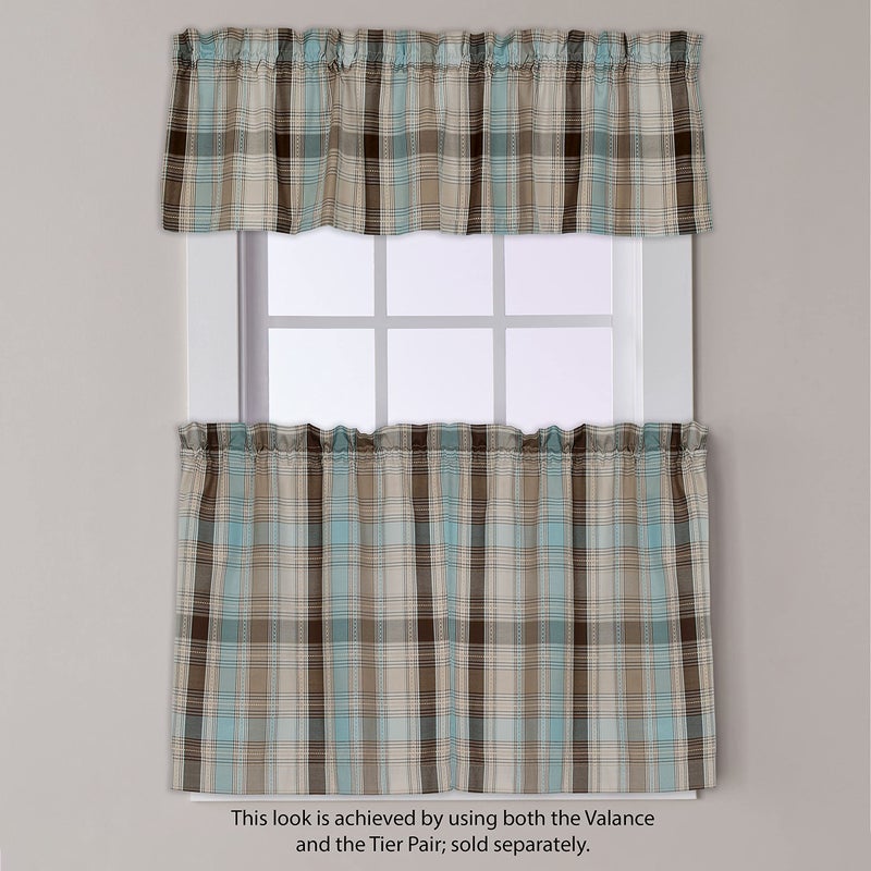 SKL Home by Saturday Knight Ltd. Cooper Valance, Blue, 58 inches x 13 inches - Image 3