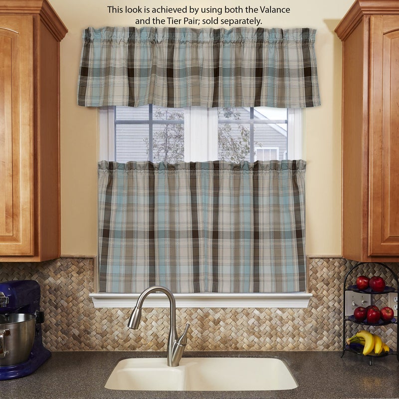 SKL Home by Saturday Knight Ltd. Cooper Valance, Blue, 58 inches x 13 inches - Image 4