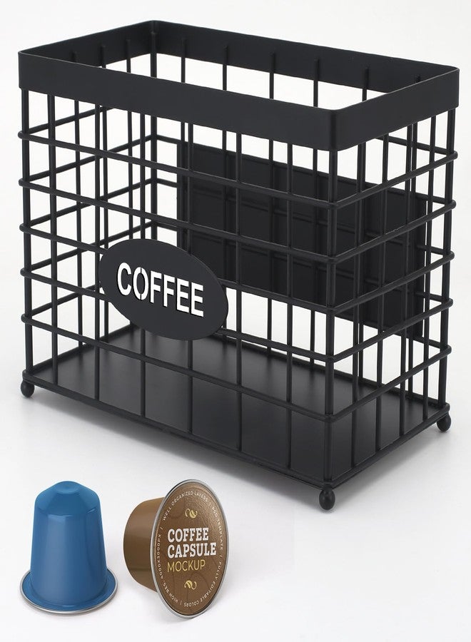 Vivise Coffee Pod Holder Basket Magnetic Coffee Pods Holder High-Capacity k Cup Holder Coffee Station Organizer,Coffee Bar Accessories.Suitable For Kitchen And Office Countertop - Image 1
