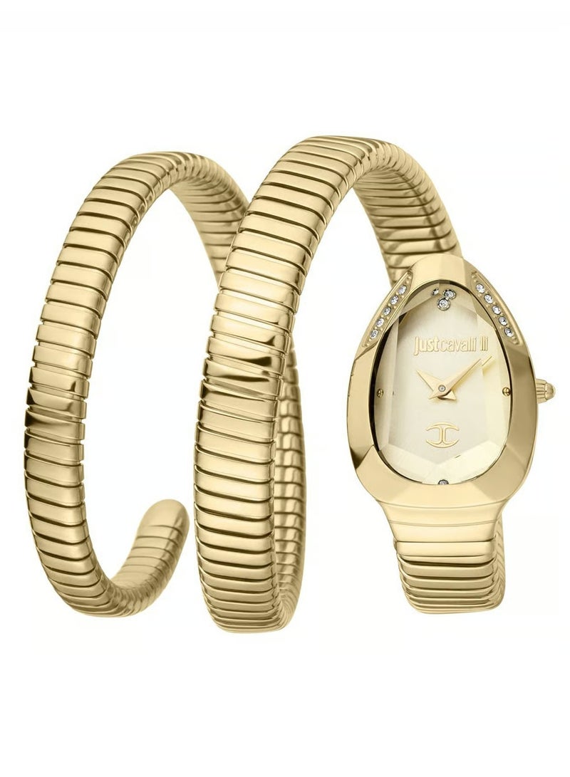 جي سي ساعة جست كافالي Signature Snake Watch ذهبية اللون JC1L209M0035 - Image 1
