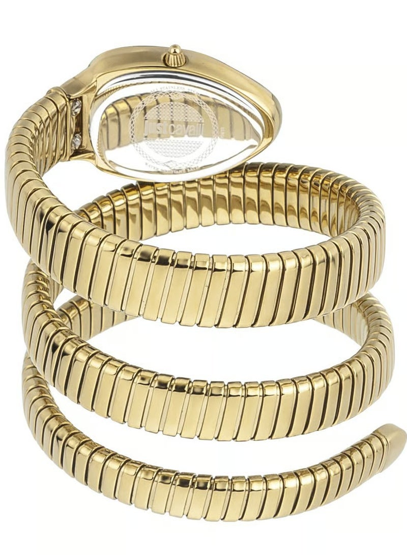 جي سي ساعة جست كافالي Signature Snake Watch ذهبية اللون JC1L209M0035 - Image 2