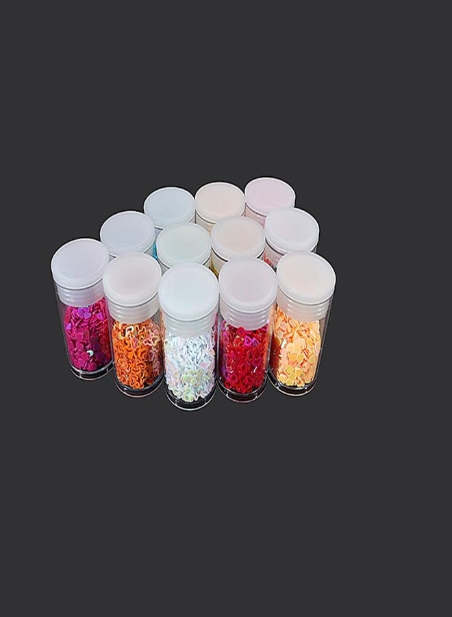 53 Arts 53ARTS Rainbow Chunks Glitter Sequins Set for Epoxy Resin, Arts & Crafts, Jewellery, Decorations, Nail Art, Body Makeup, Face, Slime, Festival Party Decoration - Image 2