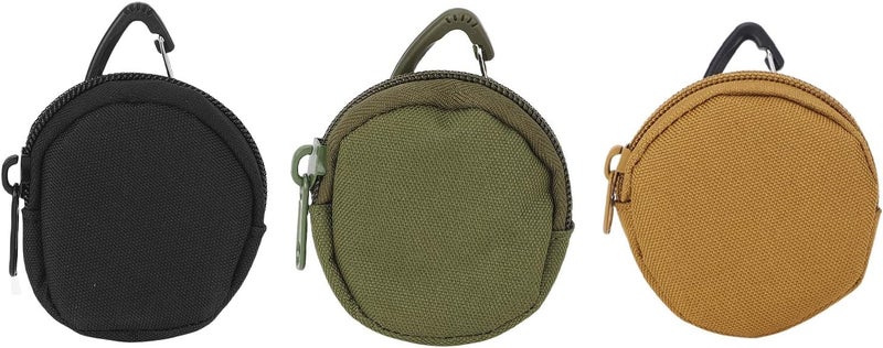 Brrnoo 3pcs Dog Treat Pouch, Oxford Cloth Pet Training Snack Bag with Carabiner, for Walking Camping Hiking Small Dogs - Image 1