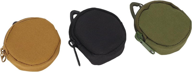 Brrnoo 3pcs Dog Treat Pouch, Oxford Cloth Pet Training Snack Bag with Carabiner, for Walking Camping Hiking Small Dogs - Image 4