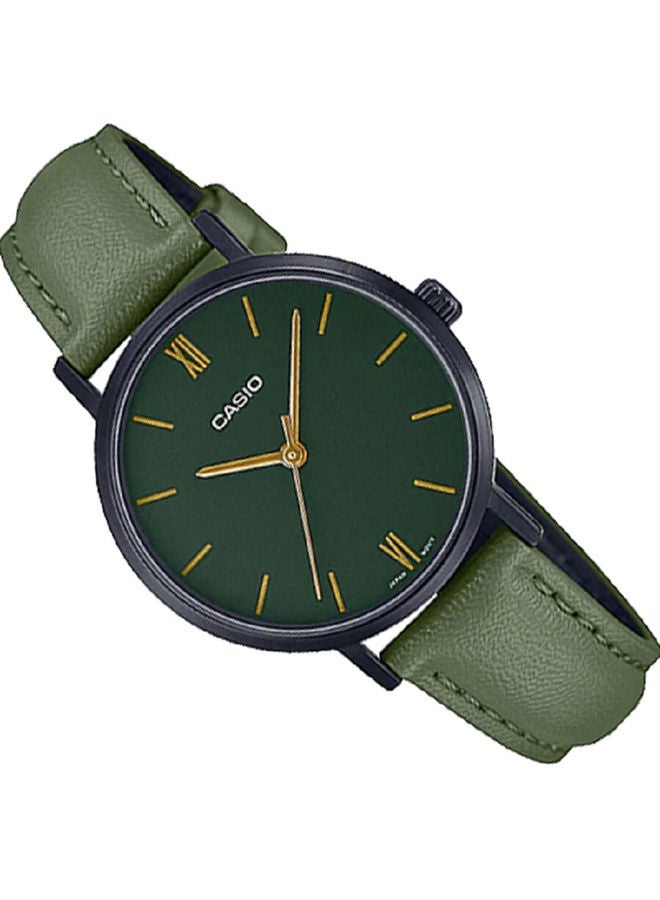 CASIO ساعة يد جلدية انالوج LTP-VT02BL-3AUDF - Image 2