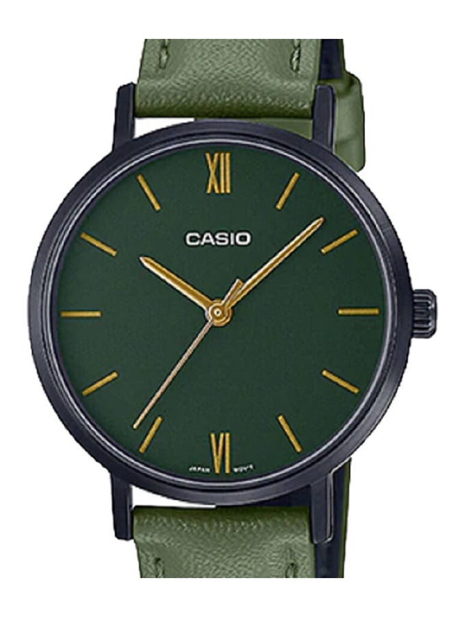 CASIO ساعة يد جلدية انالوج LTP-VT02BL-3AUDF - Image 3