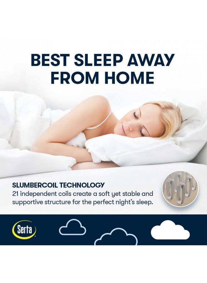 Serta Raised Air Mattress with Never Flat Pump | Size: Twin 18" | Luxury Inflatable Mattress with Built in Air Pump to Ensure a Good Nights Rest | Heavy Duty Blow Up Mattress with Self Inflating Pump - Image 4