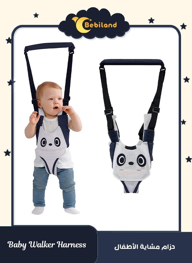 Bebiland Baby Walking Harness, Adjustable Baby Walking Assistant with Detachable Crotch, Child Learning Walk Trainer Tool for 6-24 Month Old (White) - Image 1