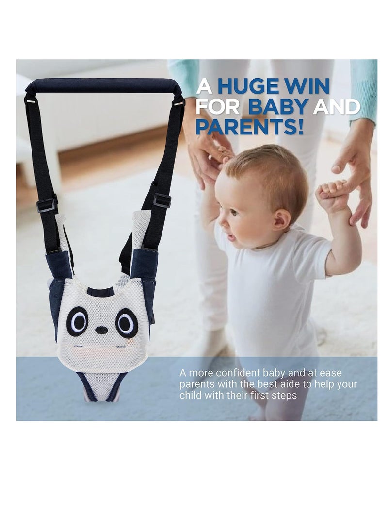 Bebiland Baby Walking Harness, Adjustable Baby Walking Assistant with Detachable Crotch, Child Learning Walk Trainer Tool for 6-24 Month Old (White)  - Image 5