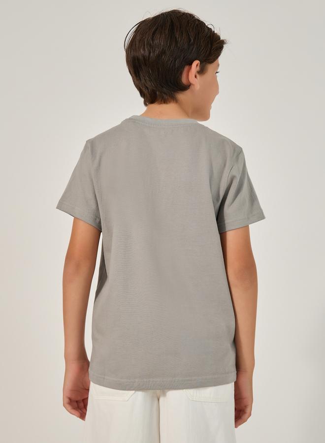 Styli Styli Slogan Print Round Neck T-Shirt  - Image 4
