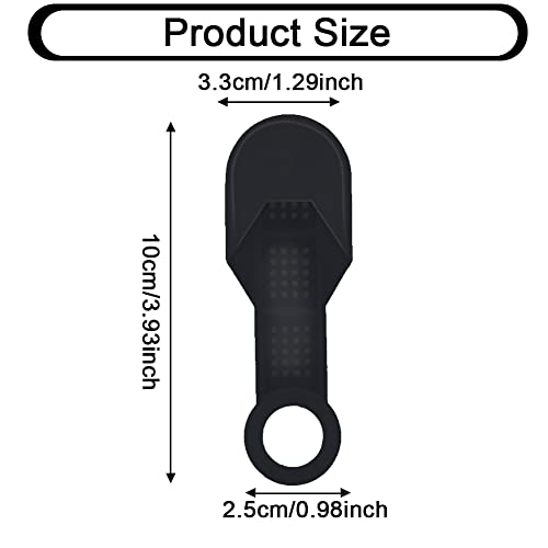 Jaxbo Non-Slip Hanger Grips, Clothing Non-Slip Rubber Hanger Strips, Hanging Gripper - Stretchable & Eco-Friendly Fit on The Ends of Wooden Hangers, 12PCS (Black) - Image 2