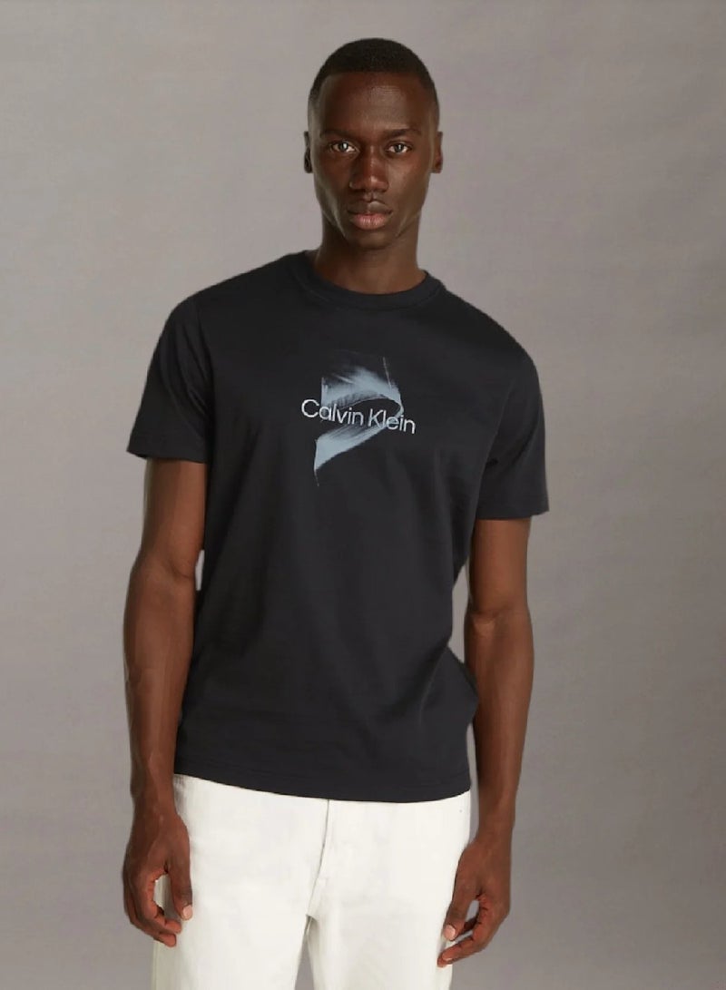 CALVIN KLEIN Regular Fit Logo T-Shirt - Image 1
