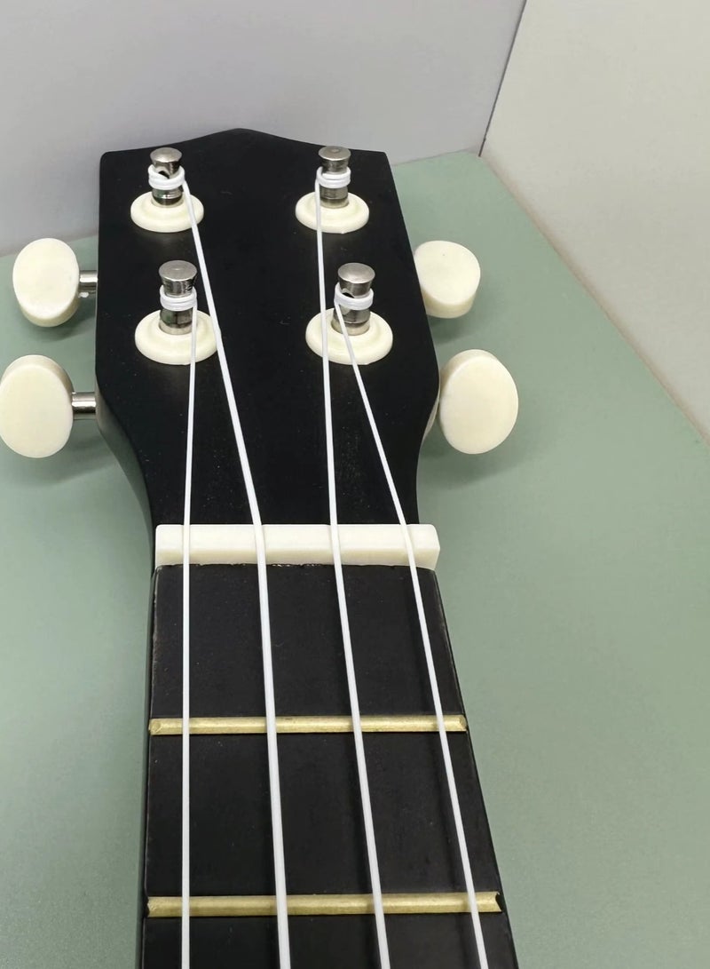 21-Inch Carbon Fiber Ukulele – Lightweight, Durable Build with Natural Finish – Perfect Travel Ukulele for Beginners, Kids & Adults – Bright Sound & Comfortable Playability - Image 4
