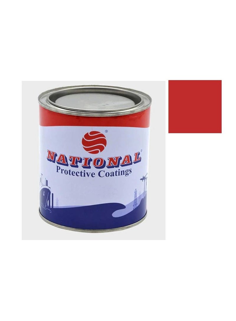 NATIONAL PAINTS دهانات وطنية 670 فيرمليون إنامل – طلاء لامع عالي الجودة قائم على الزيت للخشب والمعادن – صنع في الإمارات العربية المتحدة - Image 1