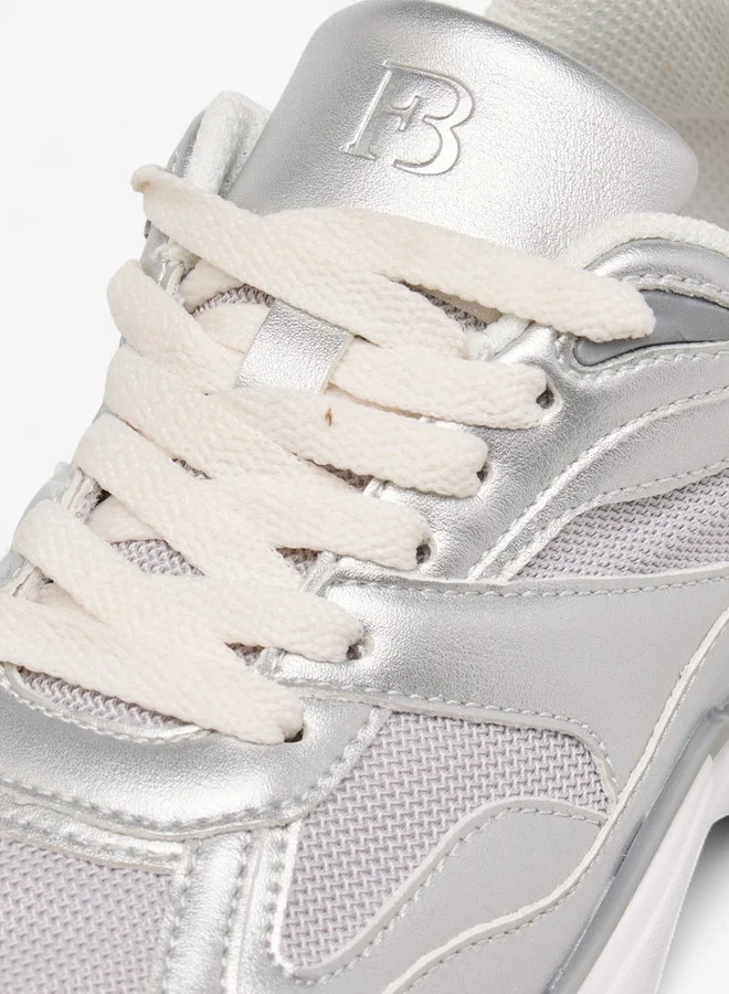 Flora Bella By Shoexpress Panelled Lace-Up Sneakers