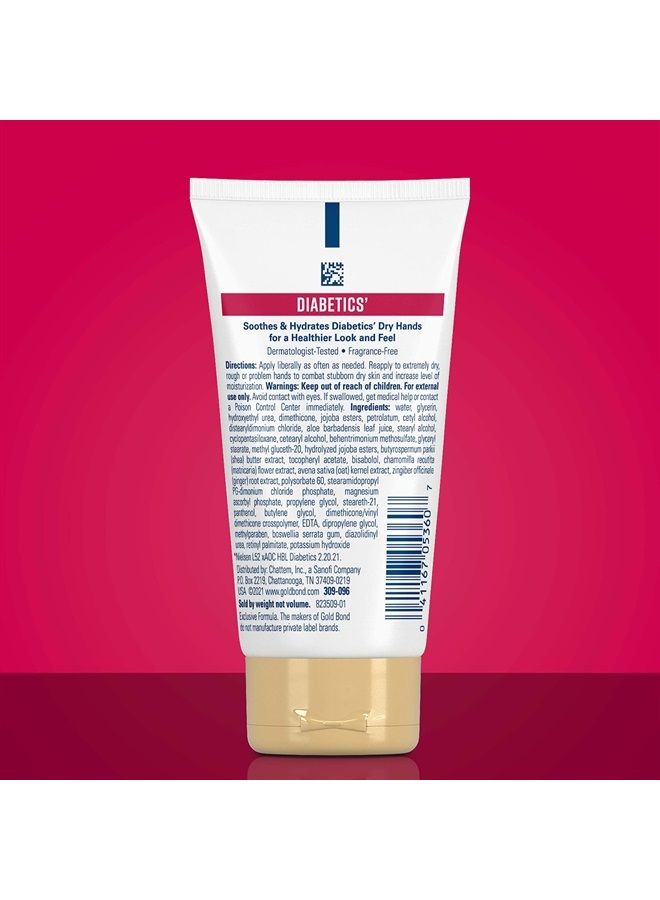 Gold Bond Ultimate Diabetics' Hand Cream 2.4 oz., Moisturizes & Soothes hands - Image 3