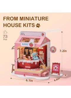 Robotime Rolife 3D Wooden Puzzle Food Box Shop DIY Miniature House Kit Decorative DIY Crafts/Birthday Gifts/Home Decor For Girls&Boys Teens&Adults  - Image 2