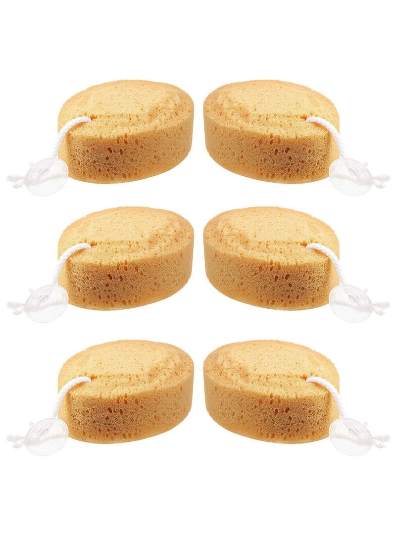 أوريتي 6 قطع رغوة الجسم الإسفنجة الناعمة تقشير الاسفنجة غسل الجسم للبالغين والأطفال لوازم تنظيف الجسم - Image 1