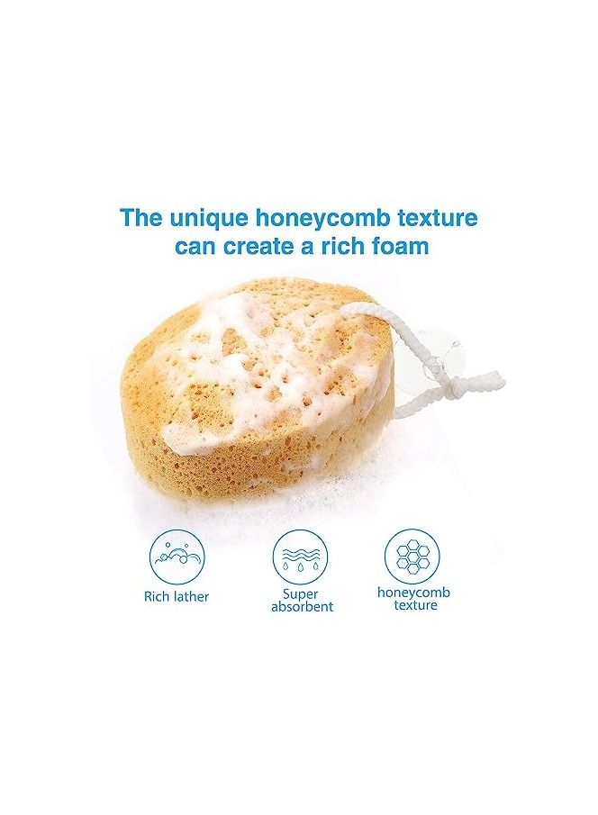 أوريتي 6 قطع رغوة الجسم الإسفنجة الناعمة تقشير الاسفنجة غسل الجسم للبالغين والأطفال لوازم تنظيف الجسم - Image 3