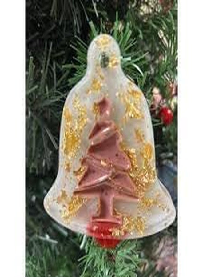 Husaini Mart HUSANIMART | 1 Cavity 3D Big Bell Shape Christmas Tree Silicone Resin Mold Deer Chocolate Silicone Bakeware Baking Mould Candy Mold for Chocolate Cake Ice Cube Jelly, Pudding (Pack of 1) SLH - 91437 - Image 2