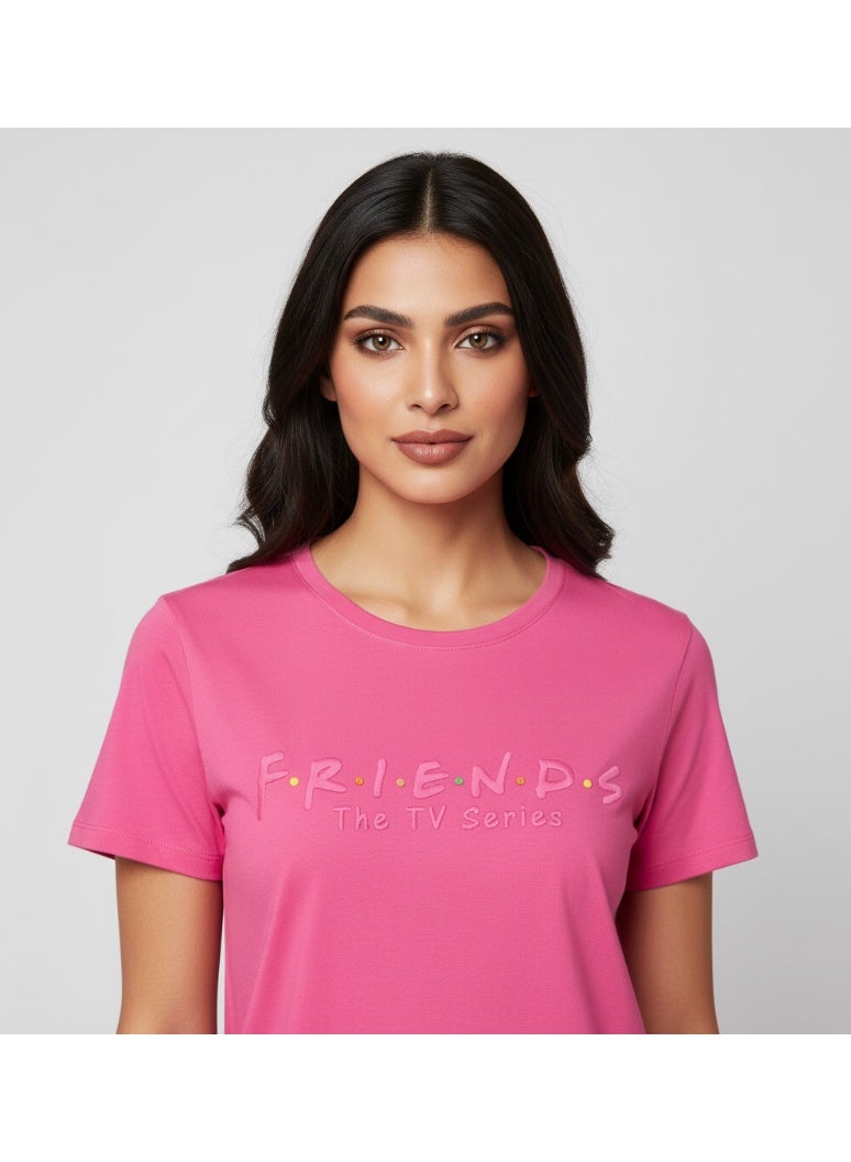 Friends T-SHIRT LADIES FRIENDS R/N S/S ZC - Image 1