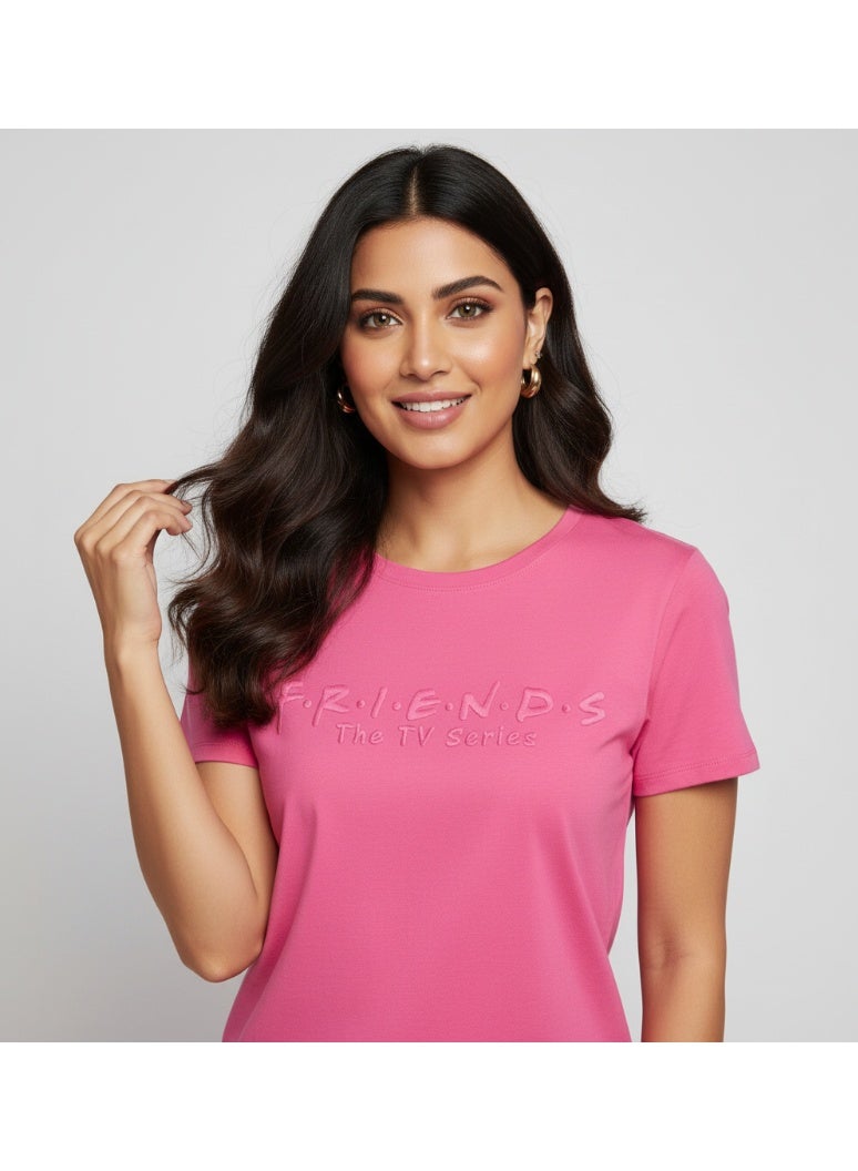 Friends T-SHIRT LADIES FRIENDS R/N S/S ZC - Image 4