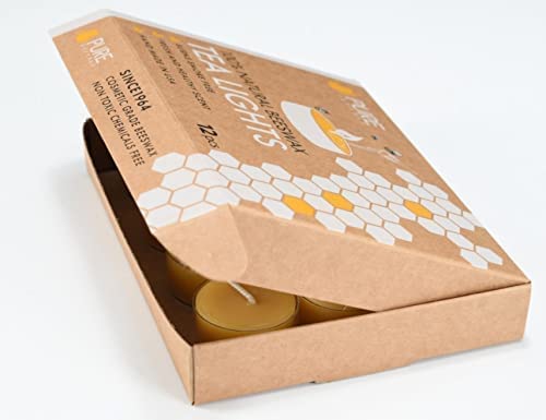 PURE PLANT HOME Honey Scented Beeswax Candles, 100% Pure Natural Refined with Chemical Free Cotton Wick, 10 DRIPLESS Candles, Made in USA - Image 5
