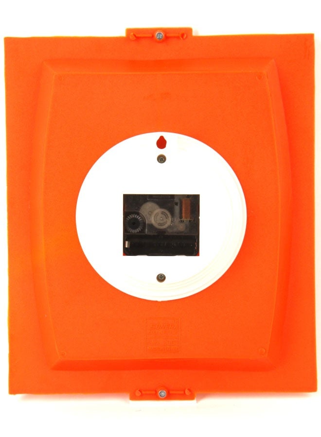 Sonera Wall Clock -2061-Analog -Quartz - Orange Color - Image 2