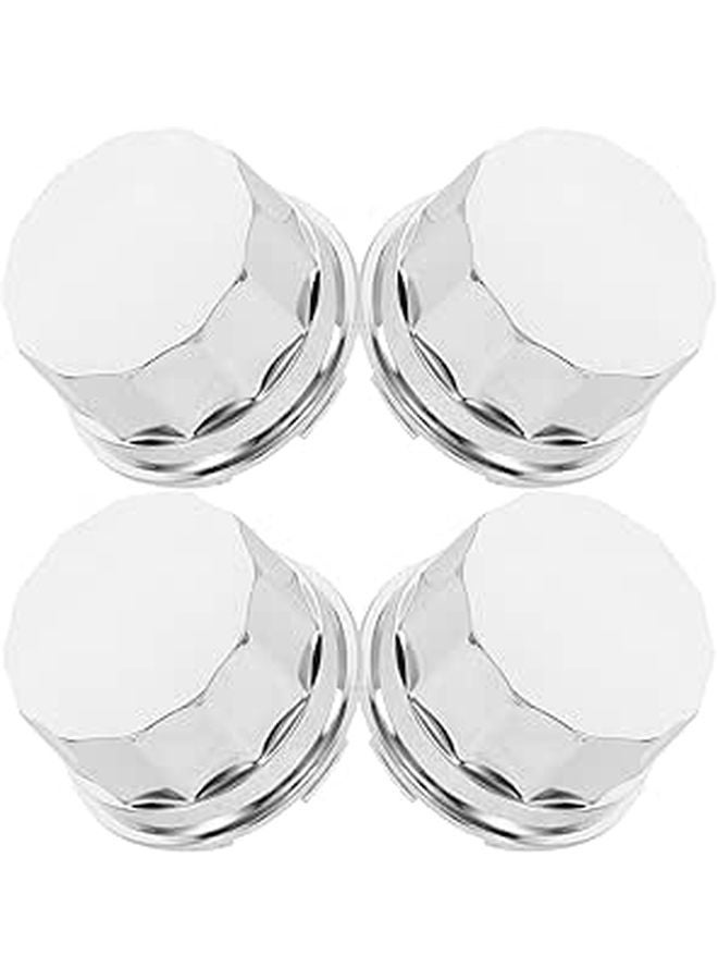 4PCS Universal Black Wheel Hub Nut Covers Lug Nut Caps for ATV Trailer Automotive - Image 1