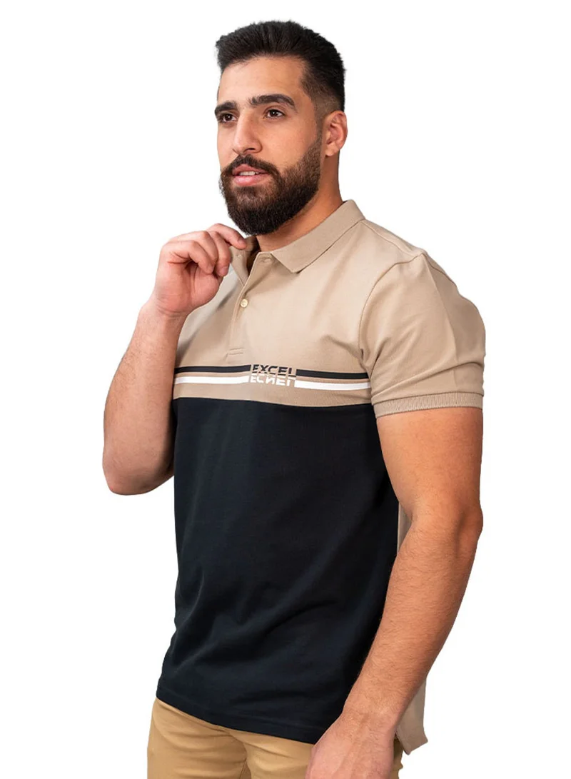 GIORDANO Men's Slim Fit Short Sleeve Polo with Embroidery