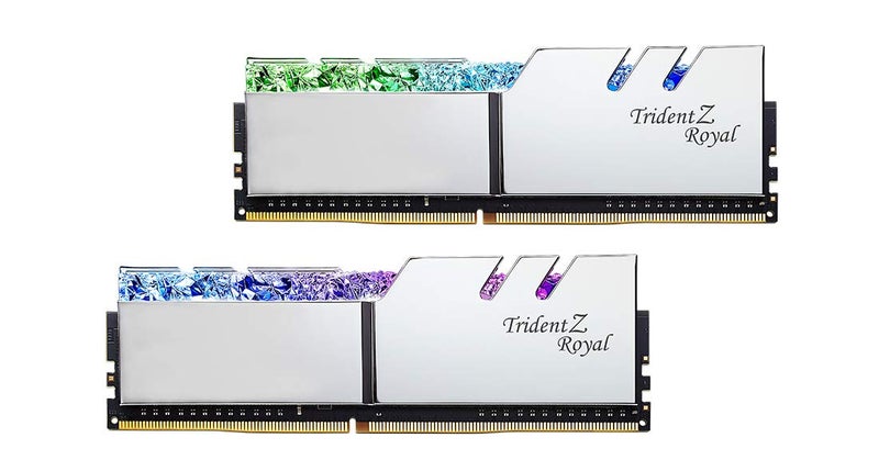 G.Skill G.SKILL Trident Z Royal Series (Intel XMP) DDR4 RAM 64GB (2x32GB) 3600MT/s CL18-22-22-42 1.35V Desktop Computer Memory UDIMM - Silver (F4-3600C18D-64GTRS) - Image 5