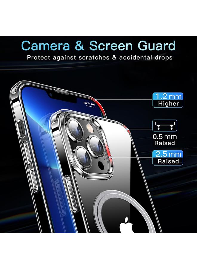 اس-توب جراب هاتف مغناطيسي شفاف للغاية لهاتف iPhone 16 Pro LK - Image 3