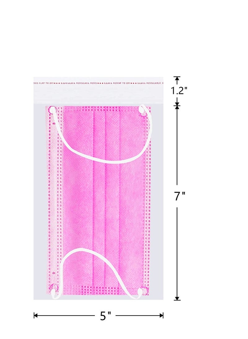 MARKQ - 5 x 7 inches Clear Resealable Plastic Cellophane Bags, [350 Piece] Self-Sealing Cello Poly Bags for Food Storage, Prints, A2 A4 A6 Cards, Bakery, Chocolates, Candles, Soaps and More - Image 1
