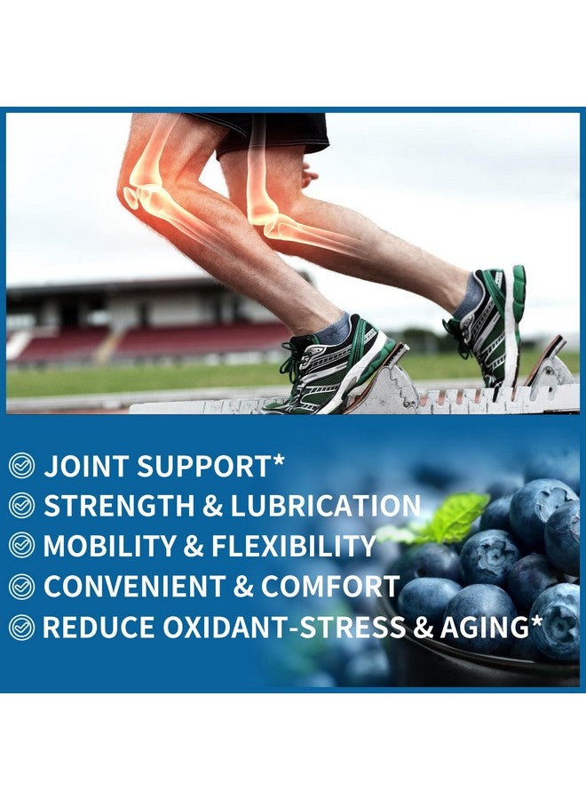 Natures Aid Glucosamine Chondroitin Gummies with MSM & Elderberry Extra Strength - Joint Support, Antioxidant Immune Support Supplement for Adults, Men & Women.(2 Pack) - Image 4