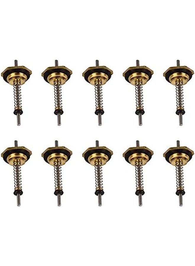 10 قطعة 12 مم صمام ربط مياه غلاية غاز معدني إبرة لمسخن المياه بالغاز البترولي المسال - Image 2