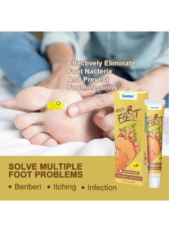Sumifun Athlete Foot Relieve Itching Cream, Antibacterial Cream, Safe Mild Anti-Itch Ointment, for Burning, Athlete's Foot, Foot Sweat, Itching 20g  - Image 5