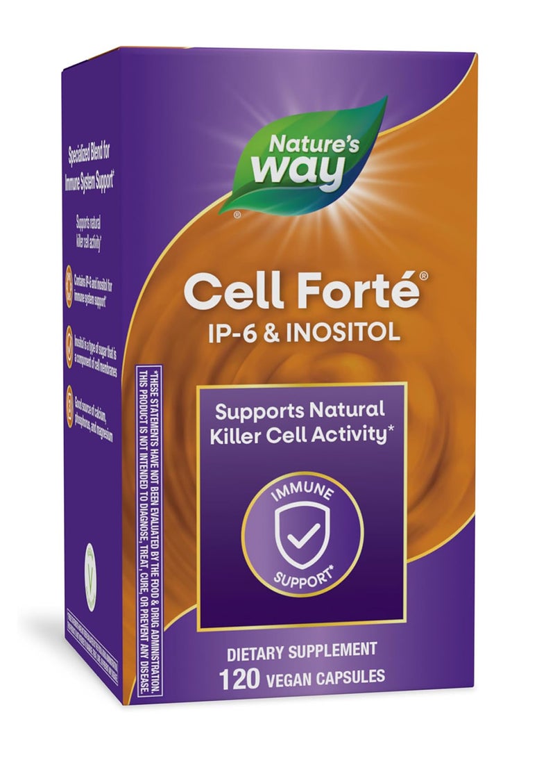Nature's Way Cell Fort IP-6 & Inositol, 120 Vegan Capsules Packaging May Vary - Image 1