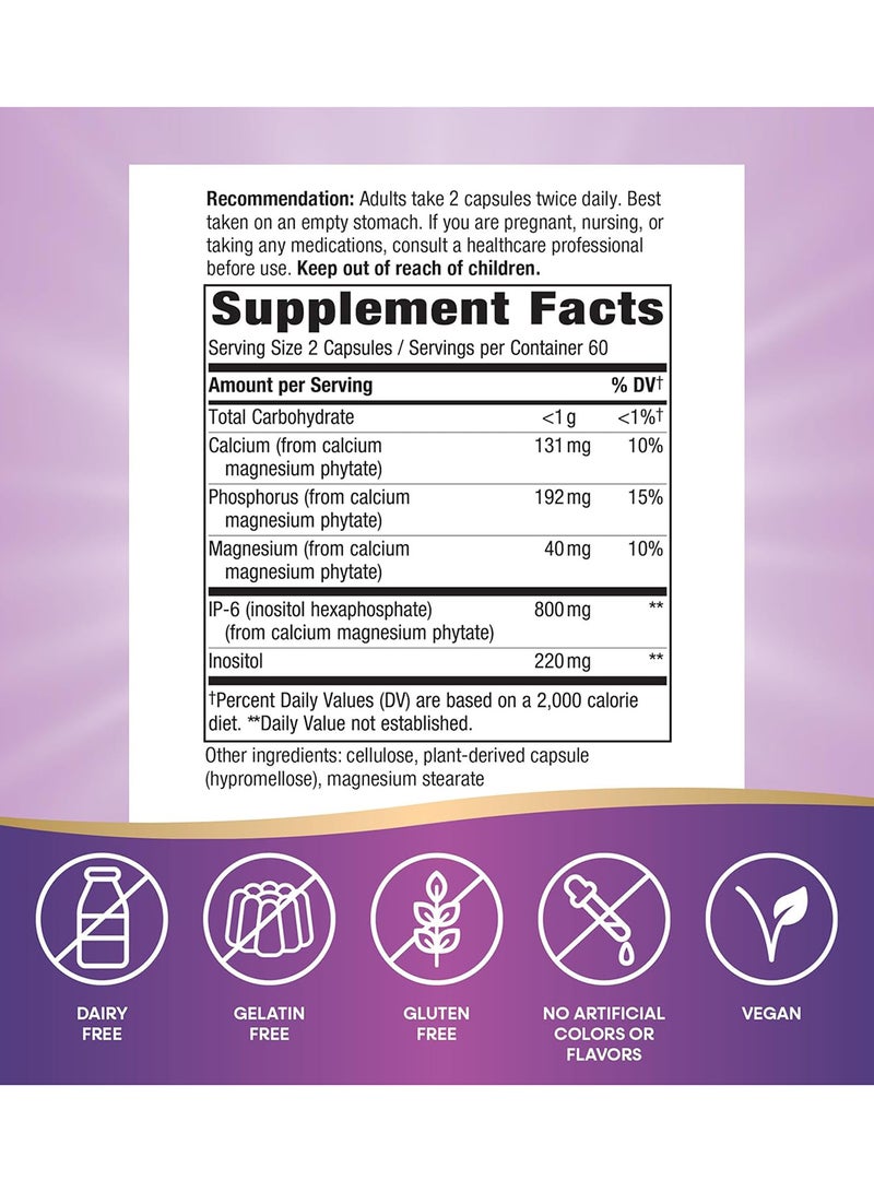 Nature's Way Cell Fort IP-6 & Inositol, 120 Vegan Capsules Packaging May Vary - Image 3