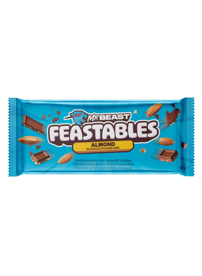 Feastables Mr Beast Almond Chocolate Bar - Image 1