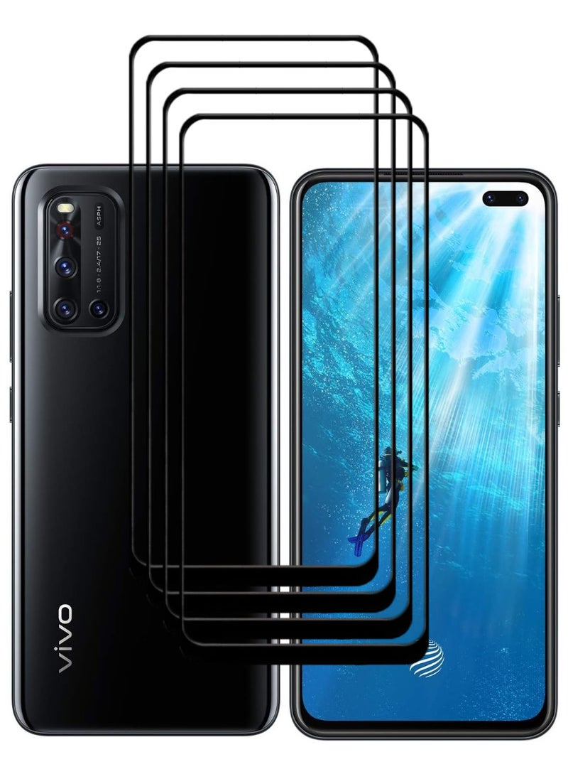 ACLIX 4 Pieces Antistatic ESD Dustproof Premium Quality High Definition Tempered Glass Screen Protector Designed For vivo V19 - Image 1