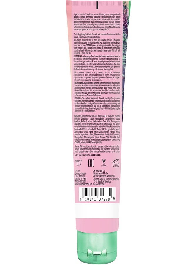 Devoted Creations Vacay Vibes Tanning Lotion - Indoor/Outdoor Tropical Bronzing Cocktail Infused with Skin Quenching Watermelon and Guava Extracts, plus Electrolyte Enhanced Coconut Water - 8.5 oz. - Image 2