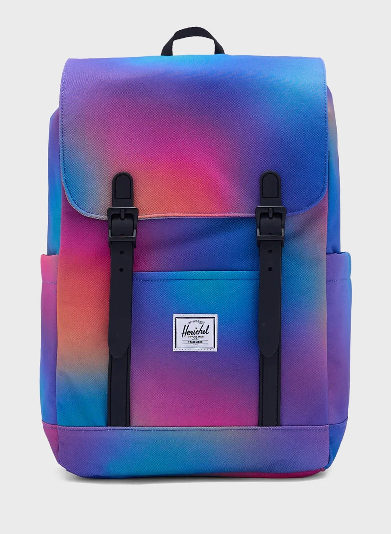 Herschel Flap Over Logo Detailed Backpack