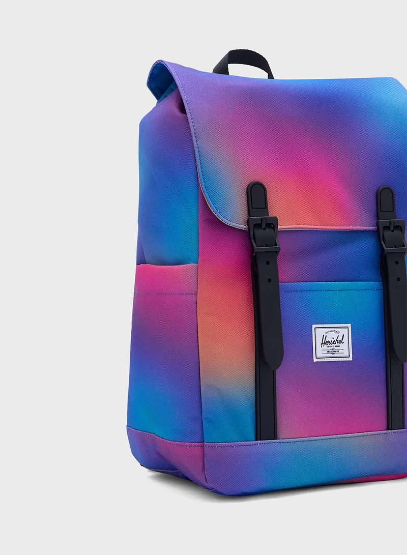 Herschel Flap Over Logo Detailed Backpack