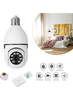 HQ 1080P E27 Light Bulb Camera Outdoor Lightbulb Security Camera, Color Night Vision 2-Way Audio 360° Panoramic IP Dome Camera  4PCS  WIth Memory Card (Supports Only 2.4Ghz Wifi)  - Image 3