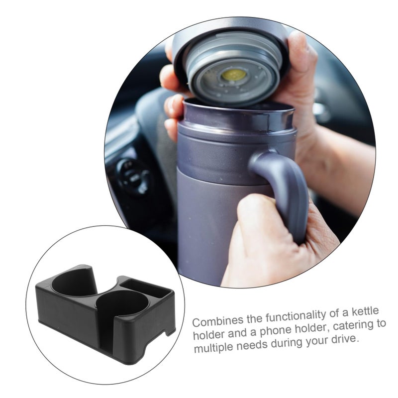 Universal Car Cup Holder Organizer with Phone Stand Non Slip Drink Bottle Rack for SUV Truck - Image 4