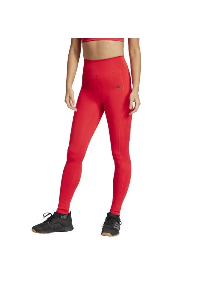 اديداس adidas OPT ST HR 1/1 L Red Training TIGHTS for Women - 2XSS