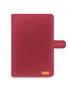 OMAKER High Quality Leather Smart Flip Case Cover With Magnetic Stand For Huawei MatePad SE 2022 10.4 Inch Red  - Image 3